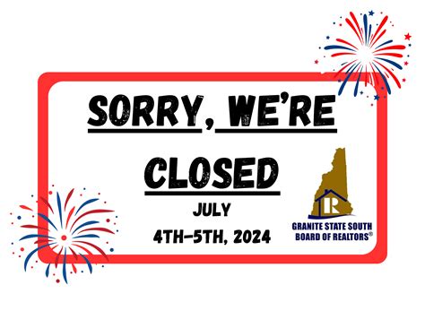 OFFICE CLOSED — Granite State South Board of Realtors