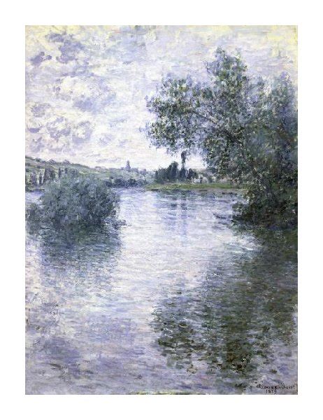 Claude Monet Fine Art Open Edition Giclée Le Seine a Vetheuil