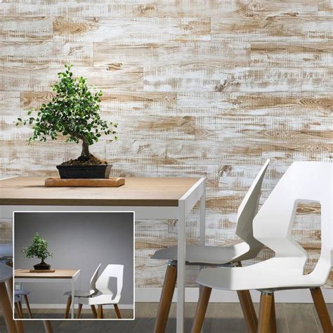 5 X 34 Peel And Stick Vinyl Wall Paneling Vinyl Wall Panels Wood