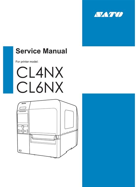 SATO CL4NX SERVICE MANUAL Pdf Download | ManualsLib