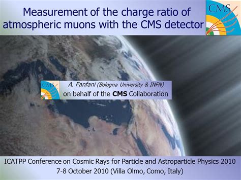 A Fanfani Measurement Of Charge Ratio Of Atmospheric With Cms