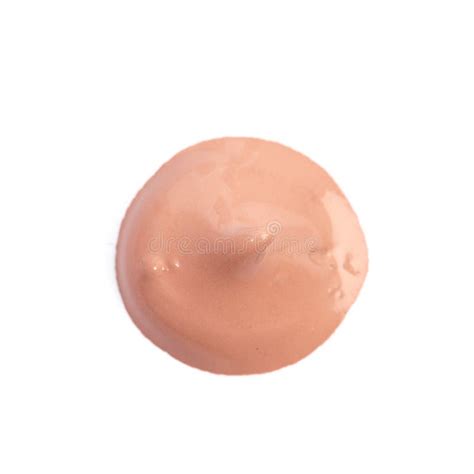 Beige Nude Liquid Foundation Make Up Swatch Texture Image Stock Image Image Of Cosmetology