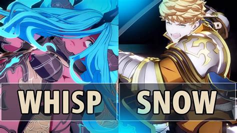 Gbvsr Whisp Versusia Vs Snow Vane High Level Gameplay Youtube