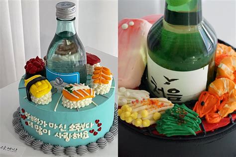 生日也要無酒不歡！韓國流行「燒酒蛋糕」大人限定超有特色 愛料理生活誌