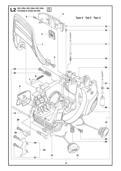 Топливный бак и ручка A для бензопилы Husqvarna 240 - цена в Москве ...