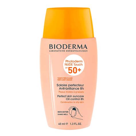 Protetor Solar Cor Bioderma Photoderm Nude Touch Fps Muito Claro Maquiagem Feminina