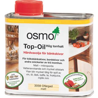 Osmo 3028 Hårdvaxolja Transparent 0.5L • Se priser