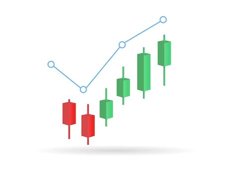 Premium Vector Stock Chart Or Cryptocurrency Chart Or Candlestick