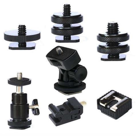 Hot Shoe Bracket Adapter Extension Conversion Cold Shoe Interface Screw Flash Mount