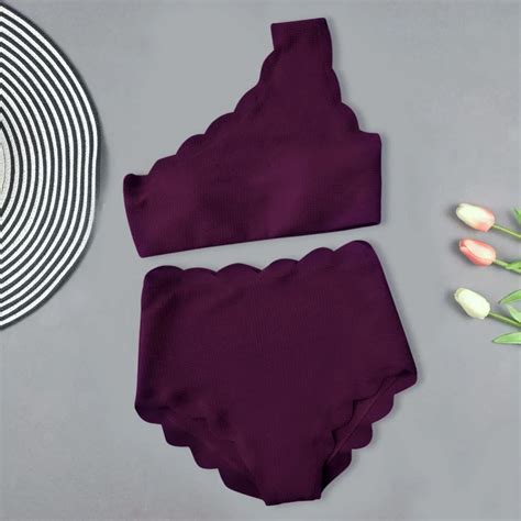 ORIGINAL Sexy Push Up Bikini Set High Waist Cut Flowers Swimwear Women