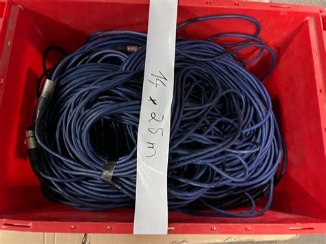 Div. DMX Kabel 25m, blau | 10 EUR - Gebrauchte-Veranstaltungstechnik.de ...