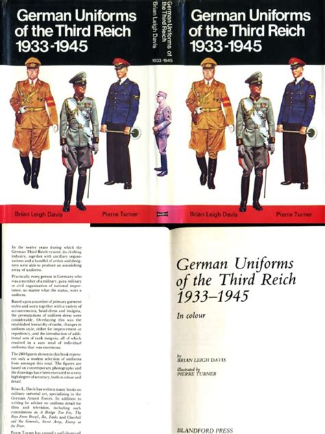 German Uniforms Of The Third Reich 1933 1945 Pdf