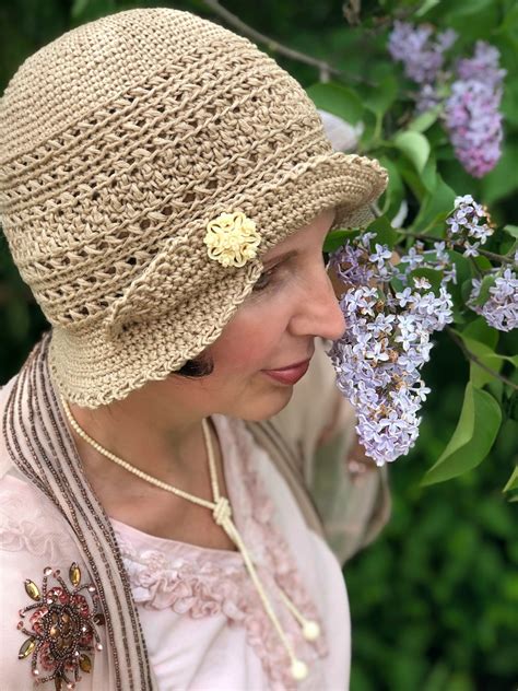 Crochet Cloche Hat Pattern Anna Downton Abbey Style S Etsy