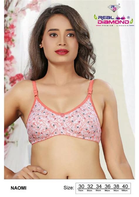 Non Padded Cotton Naomi Print Regular B Cup Bra Printed At Rs 110 5