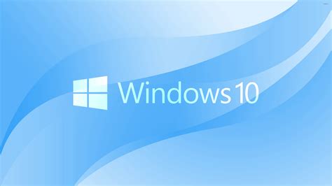 Blue Wallpaper Windows 10 Logo