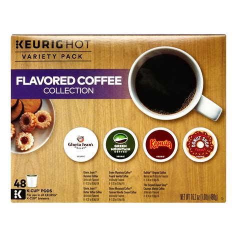 Keurig Flavored Variety Pack Single-Serve K-Cup Pod Sampler, 48 Count ...