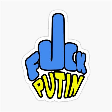 Fuck Putin Sticker By UrFavouriteShop Redbubble