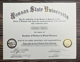 How To Order The Kansas State University Fake Diploma