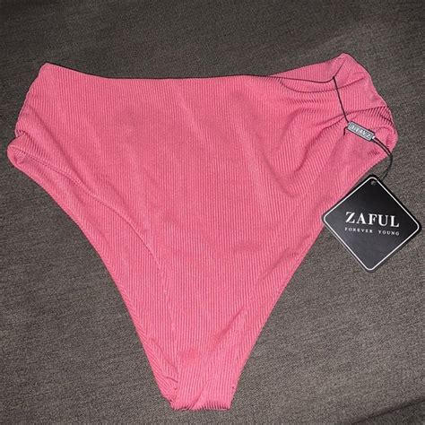 Zaful Swim Nwt Ribbed Zaful Bikini Bottoms Sz S Must Bundle Poshmark