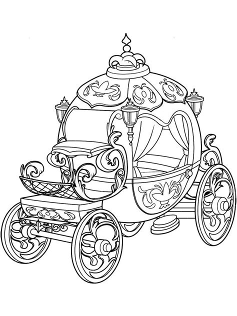 Carriage Coloring Pages Download And Print Carriage Coloring Pages