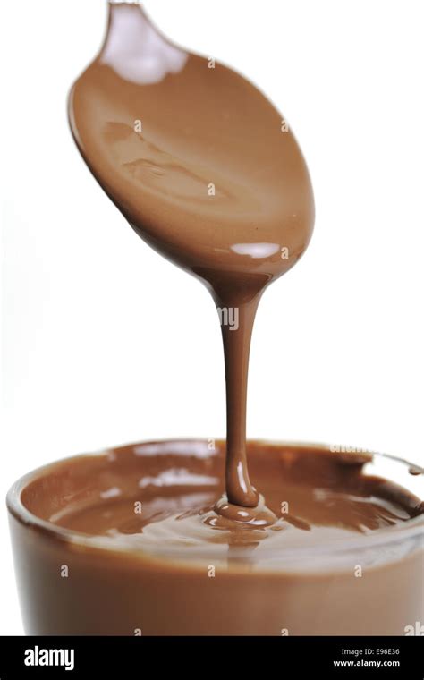 Hot Chocolate Spoon Stock Photo Alamy