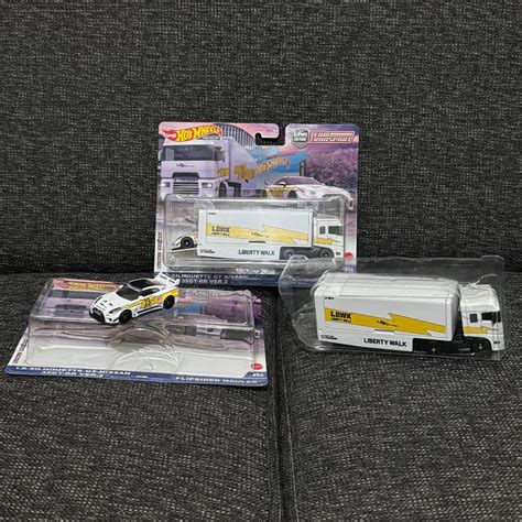 Jual Hot Wheels Team Transport Lb Super Silhouette Gt Nissan Gt Rr Ver Flipside Hauler