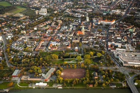 Hamm Aus Der Vogelperspektive Stadtzentrum Von Hamm Im Bundesland