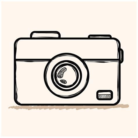 Camera Doodle Icon Vector 21358635 Vector Art At Vecteezy