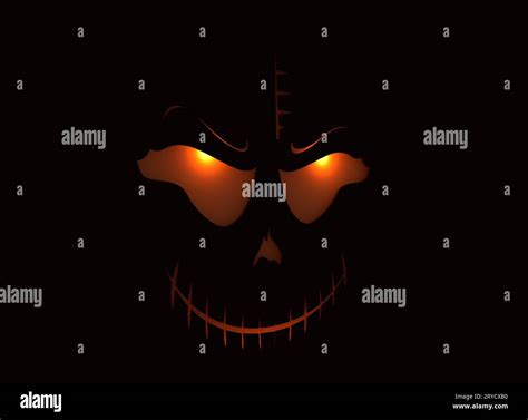Skull With Evil Laugh Stock Photo Alamy