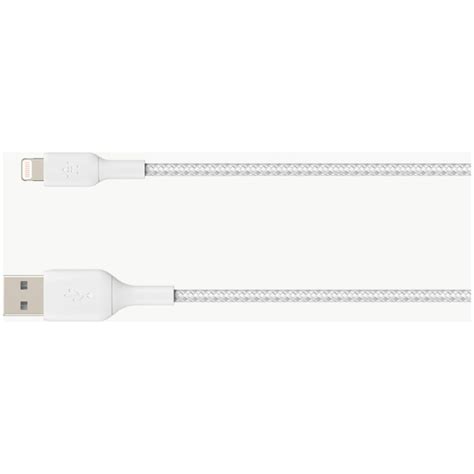 Belkin Cable Boost Charge Braided Lightning To Usb A M White