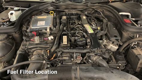 Mercedes C Class Fuel Filter Location Youtube