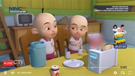 Link Nonton MNC TV Upin Ipin Hari Ini Selamat Pagi Tombak Ajaib