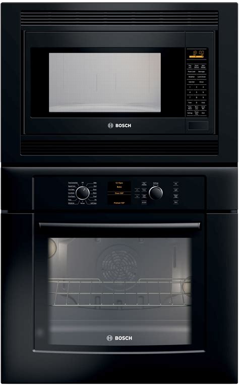 Bosch HBL5760UC 30" Combination Convection Electric Wall Oven/Microwave - Black