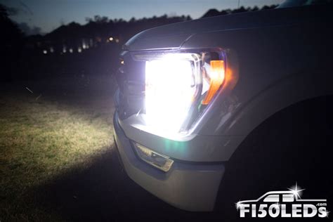 2021 2023 Ford F150 Cree Led Headlight Oem Replacement Bulbs