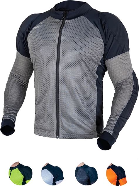 Amazon WICKED STOCK Motorcycle Armor Shirt Men Womens Mesh