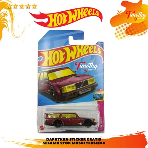 Hot Wheels Volvo Drift Wagon Merah Coklat Tua Lazada Indonesia
