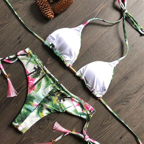Swimsuit Split Printed Bikini On Luulla