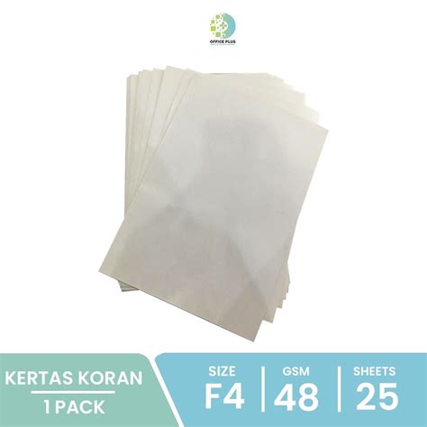 Jual Kertas Buram Folio Kertas Koran Folio Kertas Ekspedisi Folio