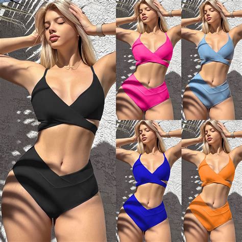 Bộ Đồ Bơi Bikini Hai Dây Màu Sắc Thời Trang Gợi Cảm Cho Nữ Shopee Việt Nam