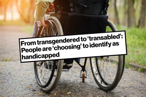 People Are Talking About Transableism Again So Let Me Refresh Your