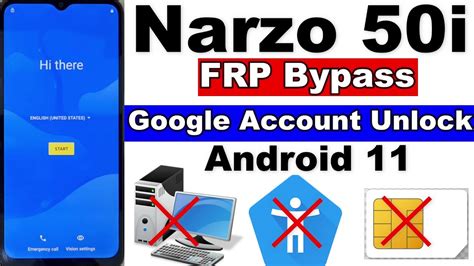 Realme Narzo 50i FRP Bypass Android 11 Without Pc Not DISABLE Google