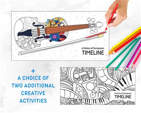 Composers Foldable Timeline | History of Music, Timeline Activity