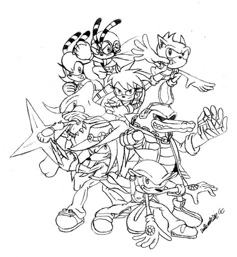 Varios Personajes Del Videojuego Sonic Páginas De Sonic Para Imprimir