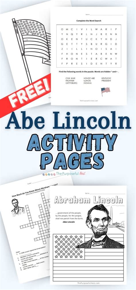activités pour enfants d'Abraham Lincoln - Observer