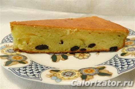 Пирог с изюмом - калорийность, состав, описание - Calorizator.ru