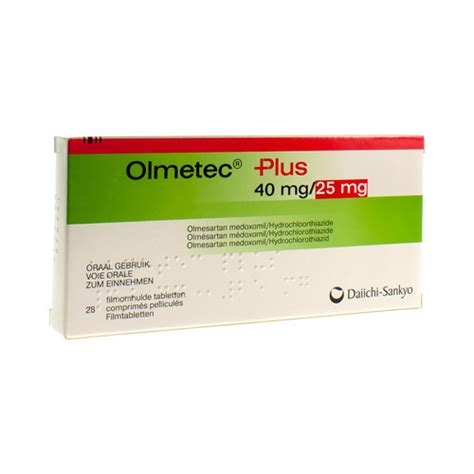 Olmetec Plus 40 Mg25 Mg Comp Pell 28 Apotheek Kestens