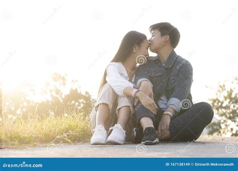 Happiness LGBT Lesbian Couple Moments Stock Image Image Of Homosexual