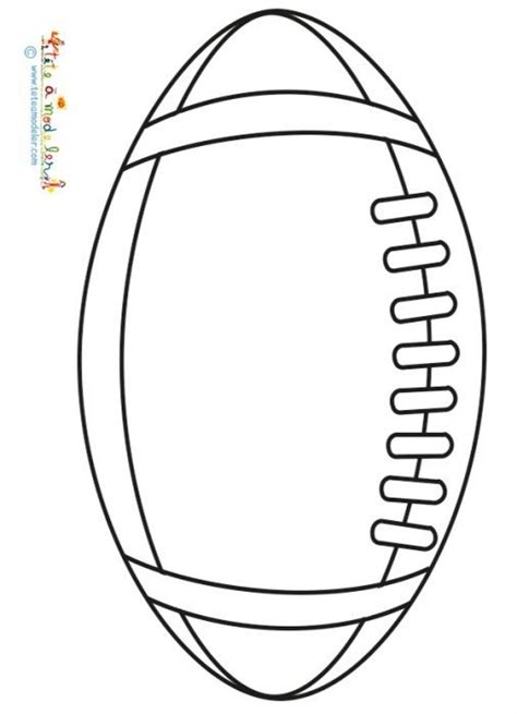 Épinglé par Susana Matias sur Sport Ballon de rugby dessin Coloriage