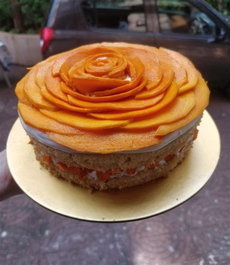 FOOD VILLE Homemade Naked Mango Cake