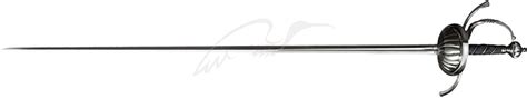 Меч Cold Steel Ribbed Shell Swept Hilt Rapier купить в Киеве с